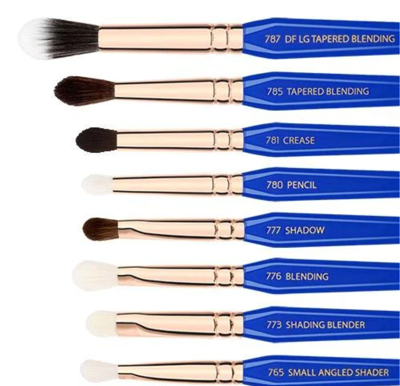 【EYES ONLY】デリウムツールズ ゴールデントライアングル目元コンプリート 5本セット(ポーチ付) |bdellium tools GOLDEN TRIANGLE EYES ONLY COMPLETE 15PC. SET1