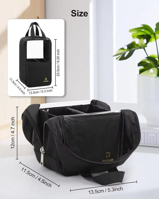 Relabel  メイクブラシ用バッグ小(クリア窓)