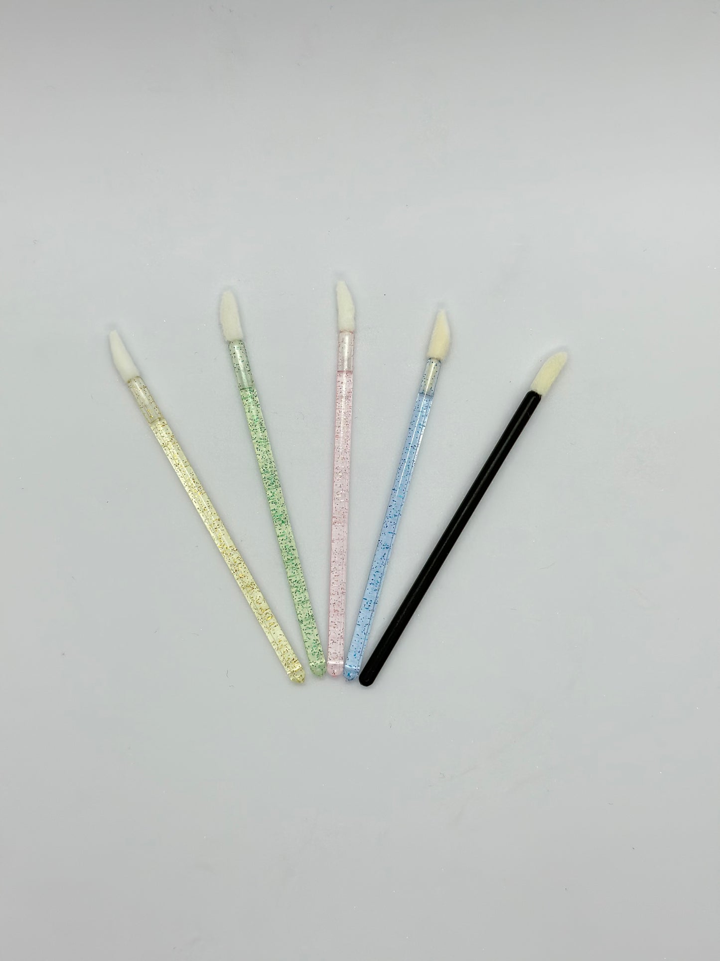 使い捨てリップグロス アプリケーター(ブラック)50本入