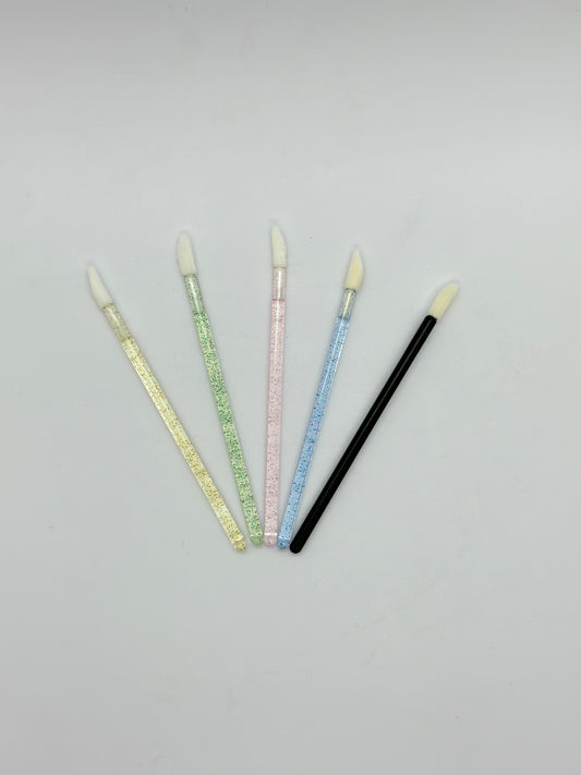 使い捨てリップグロス アプリケーター(ブラック)50本入