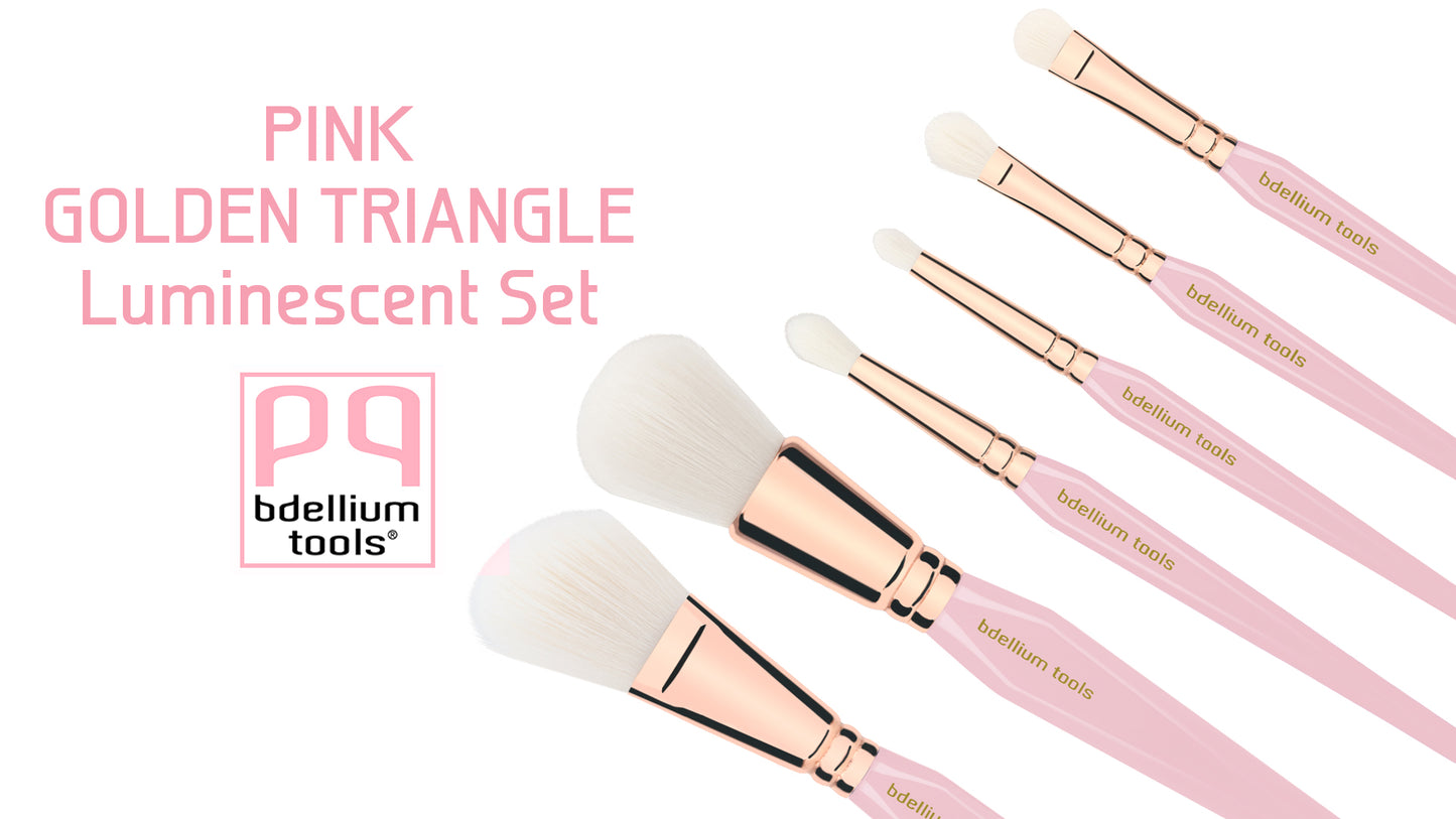 PINK GOLDEN TRIANGLE ピンクゴールデントライアングル ホワイト ブラシセット