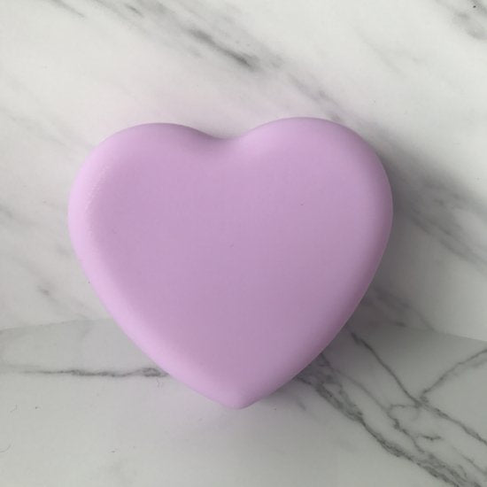 Purple Heart Brush Cleaning Silicone Glove|ハンディーシリコン ブラシクリーナー(ハート型・パープル)