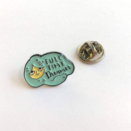 【New Moon Paper Goods】ピンバッチ - Full time dreamer