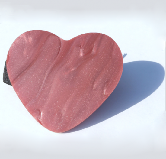 【Paw Palette】Rose Gold Pearl Heart Shape Paw Palette|【パウパレット】ハート型 マグネット式 パレット(ローズゴールドパール)