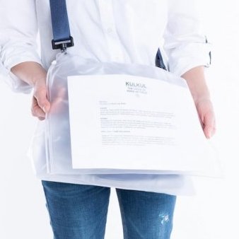 【KULKUL】現場bag用 レインカバー:シンプル Plus +(ポケット付きタイプ)