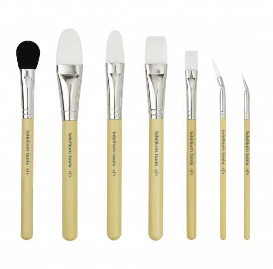 特殊メイクグルーブラシ7本セット(袋付き)|SFX GLUE BRUSH 7 PC.