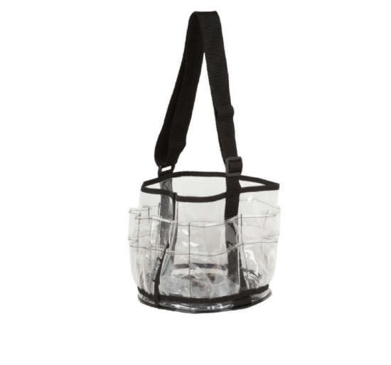 ヘアメイク現場バッグ_丸型| ROUND CLEAR SET BAG