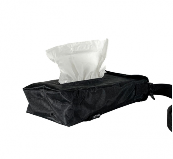 ティッシュホルダー(斜めがけストラップ付き)