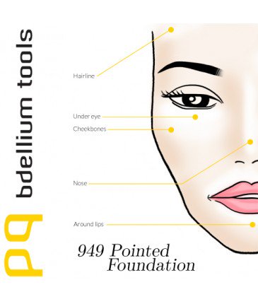 デリウム ツールズ スタジオ 949 ファンデーションブラシ| Bdellium tools Studio 949 Pointed Foundation