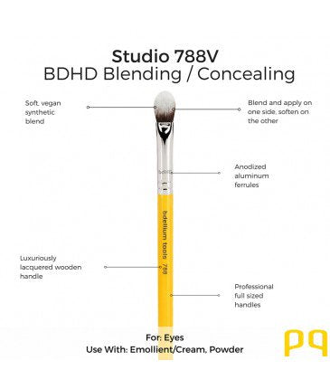 デリウム ツールズ スタジオ 788V ブレンディング・コンシーラーブラシ|Bdellium tools Studio 788 Blending/Concealing