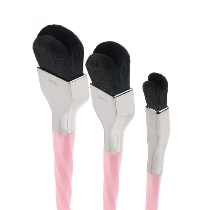 【NEW】ピンクブラシトリオ・DOUBLE DOME BLENDER 3PC. BRUSH SET