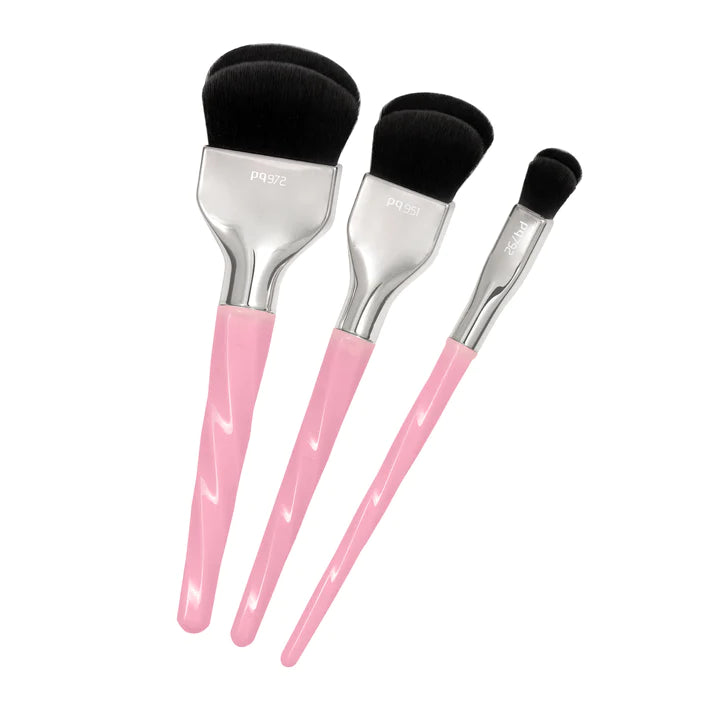 【NEW】ピンクブラシトリオ・DOUBLE DOME BLENDER 3PC. BRUSH SET