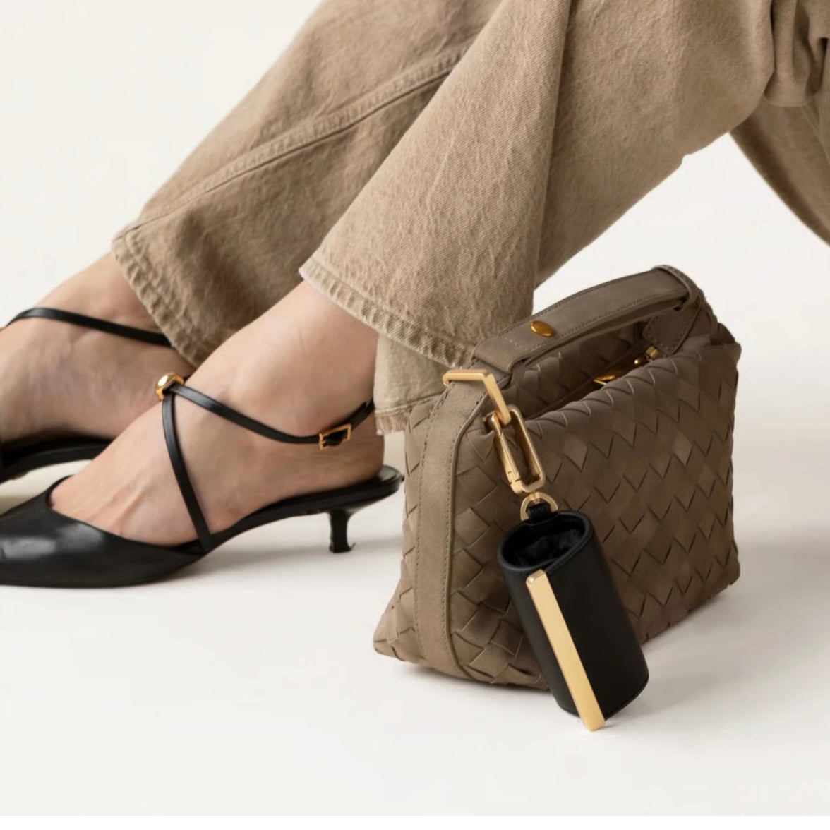 【SNSで話題】上品ミニマル折りたたみトートバッグ