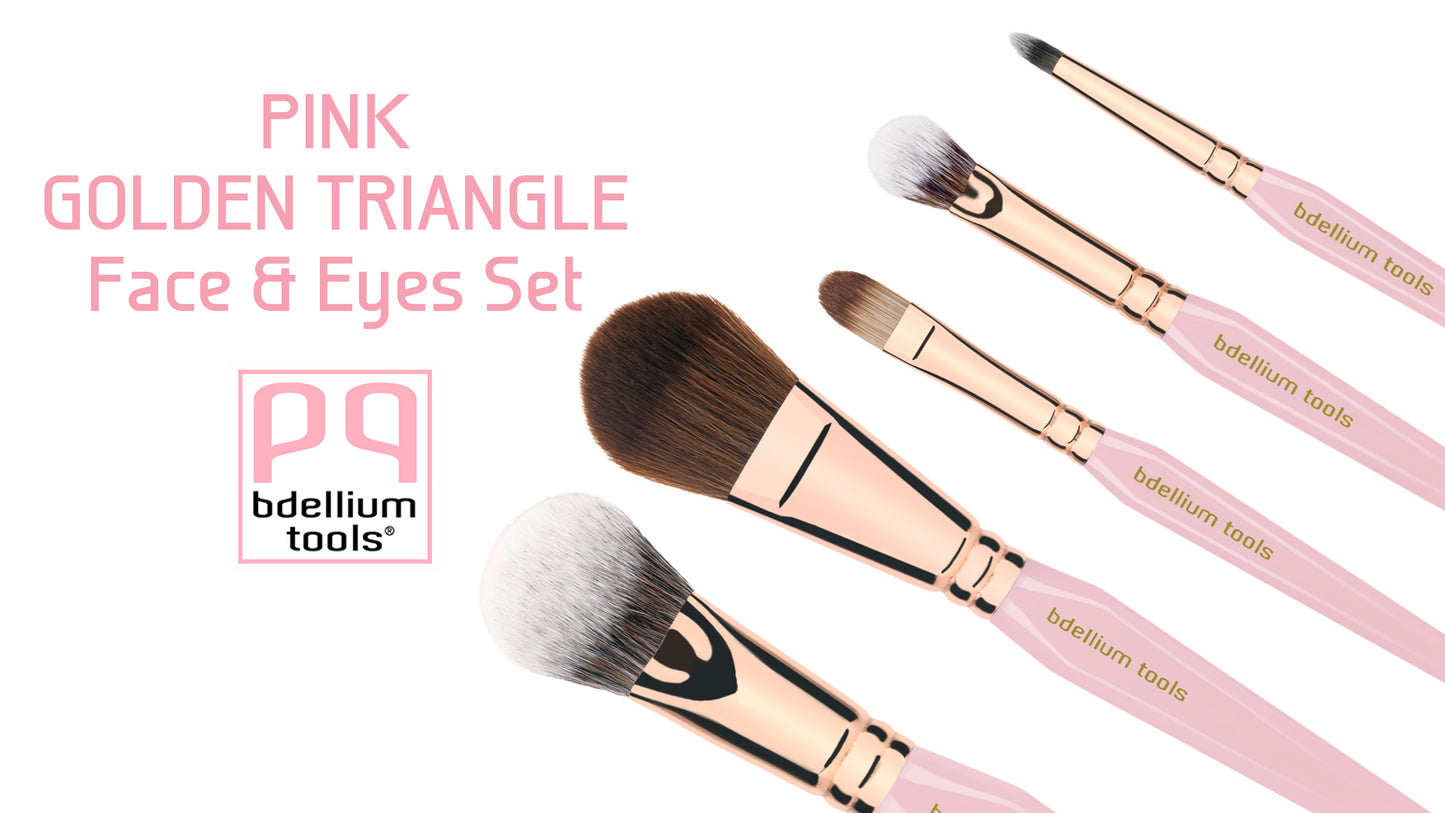 PINK GOLDEN TRIANGLE ピンクゴールデントライアングル  Face& eyes ブラシセット