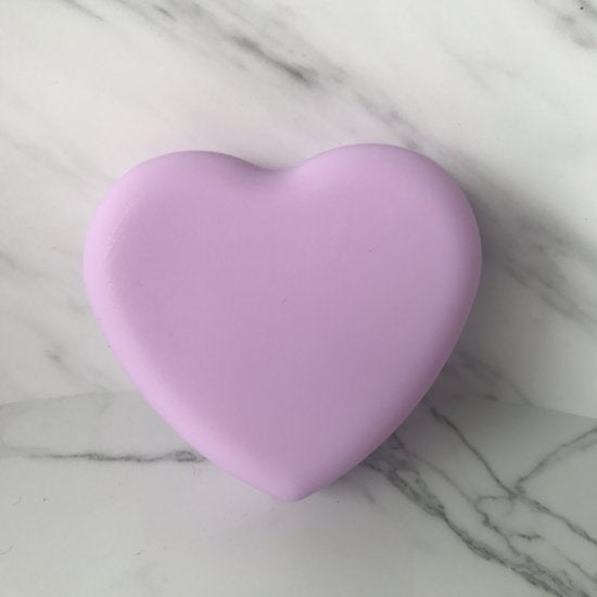 Purple Heart Brush Cleaning Silicone Glove｜ハンディーシリコン ブラシクリーナー（ハート型・パープル）