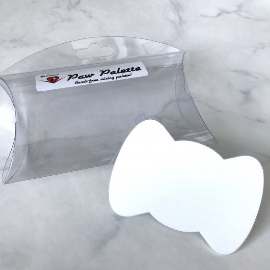 【Paw Palette】Bow Paw Palette [White]｜【パウパレット】 リボン型パレット（白）