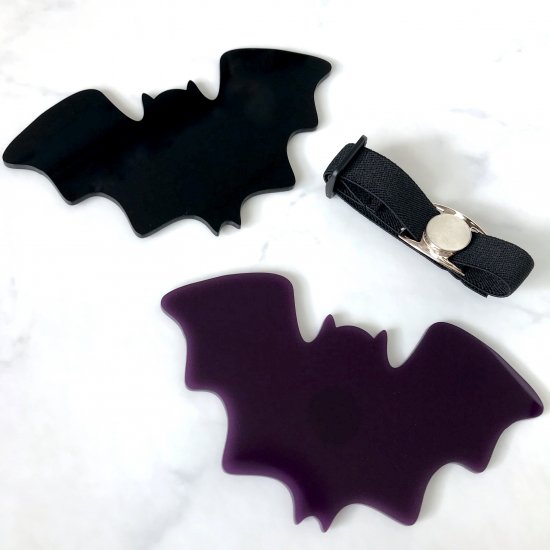 Paw Palette】Bat Combo Set of 2! [Black&Purple]｜【パウパレット】 コウモリ型パレット２枚セット（ブラック&パープル）