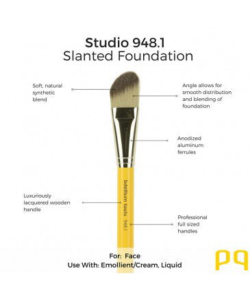 デリウム ツールズ スタジオ 948.1 ファンデーションブラシ（斜めカット）｜Bdellium tools Studio 948.1 Slanted Foundation